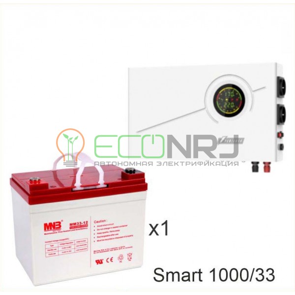 ИБП Powerman Smart 1000 INV + Аккумуляторная батарея MNB MМ33-12