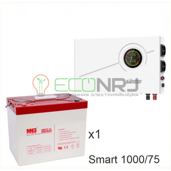 ИБП Powerman Smart 1000 INV + Аккумуляторная батарея MNB MМ75-12