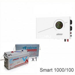 ИБП Powerman Smart 1000 INV + Vektor VPbC 12-100