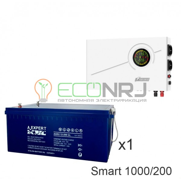 ИБП Powerman Smart 1000 INV + Аккумуляторная батарея ETALON AHRX 12-200 GL