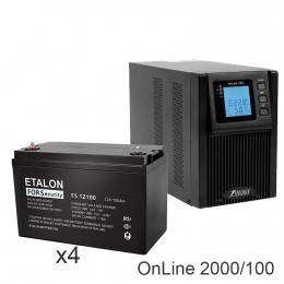 ИБП POWERMAN ONLINE 2000 Plus + ETALON FS 12100