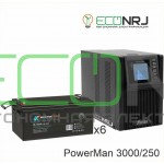 ИБП POWERMAN ONLINE 1000 Plus + Аккумуляторная батарея ВОСТОК PRO СК-12250