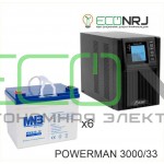 ИБП POWERMAN ONLINE 1000 Plus + Аккумуляторная батарея MNB MNG33-12