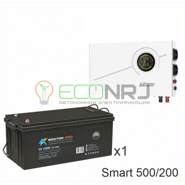 ИБП Powerman Smart 500 INV + Аккумуляторная батарея ВОСТОК PRO СХ-12200