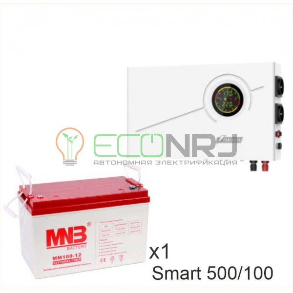 ИБП Powerman Smart 500 INV + Аккумуляторная батарея MNB MМ100-12