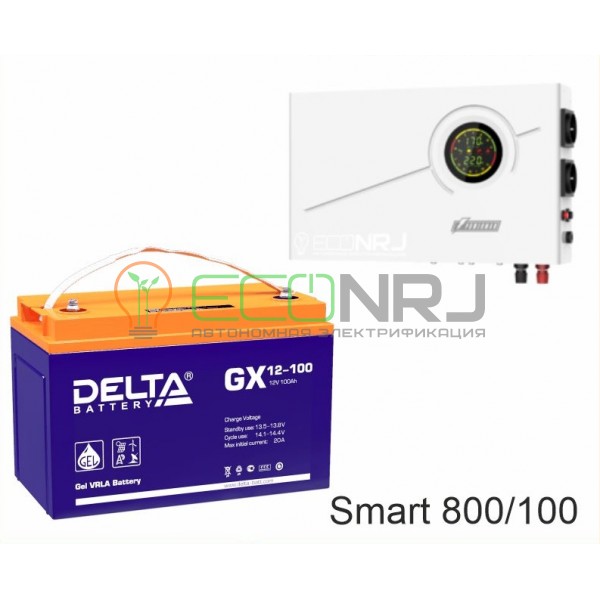 ИБП Powerman Smart 800 INV + Аккумуляторная батарея Delta GX 12-100