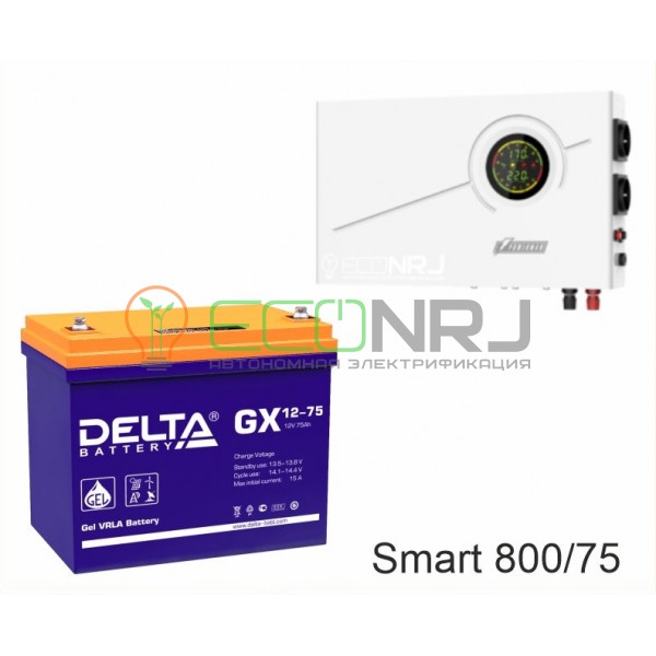 ИБП Powerman Smart 800 INV + Аккумуляторная батарея Delta GX 12-75