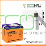 ИБП Powerman Smart 800 INV + Аккумуляторная батарея Delta GEL 12-33