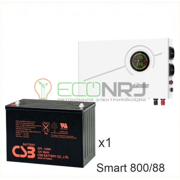 ИБП Powerman Smart 800 INV + Аккумуляторная батарея CSB GPL12880