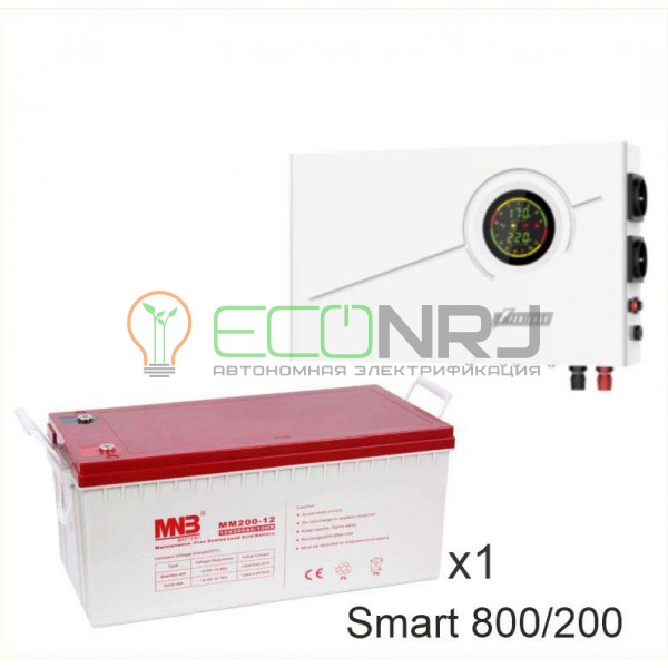 ИБП Powerman Smart 800 INV + Аккумуляторная батарея MNB MМ200-12