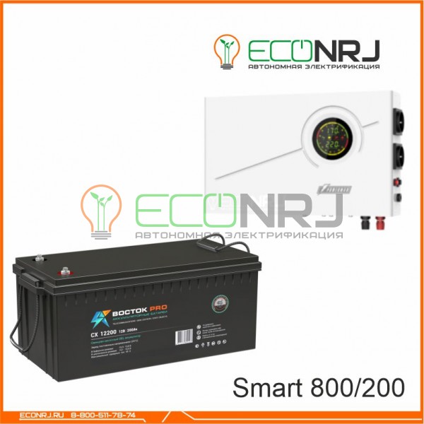 ИБП Powerman Smart 800 INV + Аккумуляторная батарея ВОСТОК PRO СХ-12200
