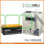 Инвертор (ИБП) Энергия PRO-1000 + Аккумуляторная батарея Delta CGD 12200