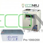 Инвертор (ИБП) Энергия PRO-1000 + Аккумуляторная батарея LEOCH DJM12200