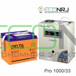Инвертор (ИБП) Энергия PRO-1000 + Аккумуляторная батарея Delta GEL 12-33
