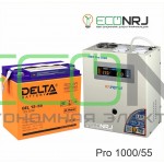 Инвертор (ИБП) Энергия PRO-1000 + Аккумуляторная батарея Delta GEL 12-55