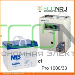 Инвертор (ИБП) Энергия PRO-1000 + Аккумуляторная батарея MNB MNG33-12