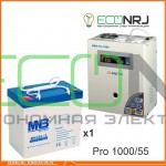 Инвертор (ИБП) Энергия PRO-1000 + Аккумуляторная батарея MNB MNG55-12