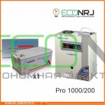 Инвертор (ИБП) Энергия PRO-1000 + Аккумуляторная батарея Vektor VPbC 12-200