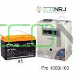 Инвертор (ИБП) Энергия PRO-1000 + Аккумуляторная батарея Delta CGD 12100