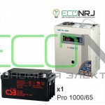 Инвертор (ИБП) Энергия PRO-1000 + Аккумуляторная батарея CSB GP12650
