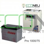 Инвертор (ИБП) Энергия PRO-1000 + Аккумуляторная батарея Ventura GPL 12-75
