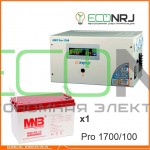 Инвертор (ИБП) Энергия PRO-1700 + Аккумуляторная батарея MNB MМ100-12