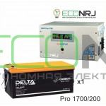 Инвертор (ИБП) Энергия PRO-1700 + Аккумуляторная батарея Delta CGD 12200