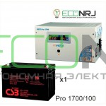 Инвертор (ИБП) Энергия PRO-1700 + Аккумуляторная батарея CSB GP121000