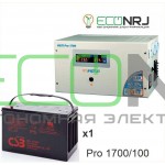 Инвертор (ИБП) Энергия PRO-1700 + Аккумуляторная батарея CSB GPL121000