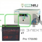 Инвертор (ИБП) Энергия PRO-1700 + Аккумуляторная батарея CSB GPL12800