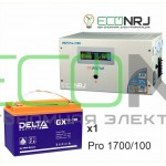Инвертор (ИБП) Энергия PRO-1700 + Аккумуляторная батарея Delta GX 12-100