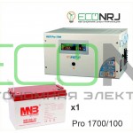 Инвертор (ИБП) Энергия PRO-1700 + Аккумуляторная батарея MNB MМ100-12