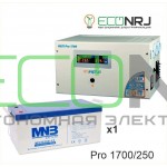 Инвертор (ИБП) Энергия PRO-1700 + Аккумуляторная батарея MNB MNG250-12