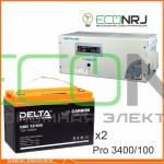 Инвертор (ИБП) Энергия PRO-3400 + Аккумуляторная батарея Delta CGD 12100