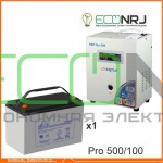 Инвертор (ИБП) Энергия PRO-500 + Аккумуляторная батарея LEOCH DJM12100