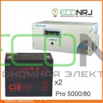 Инвертор (ИБП) Энергия PRO-5000 + Аккумуляторная батарея CSB GPL12800
