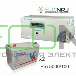 Инвертор (ИБП) Энергия PRO-5000 + Аккумуляторная батарея Vektor GL 12-100