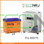 Инвертор (ИБП) Энергия PRO-800 + Аккумуляторная батарея Delta DTM 1275 L