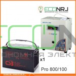 Инвертор (ИБП) Энергия PRO-800 + Аккумуляторная батарея CSB GPL121000