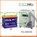 Инвертор (ИБП) Энергия PRO-800 + Аккумуляторная батарея Delta GX 1255