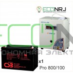Инвертор (ИБП) Энергия PRO-800 + Аккумуляторная батарея CSB GP121000