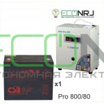 Инвертор (ИБП) Энергия PRO-800 + Аккумуляторная батарея CSB GPL12800