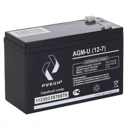 Аккумуляторная батарея Рубин АКБ 12-7
