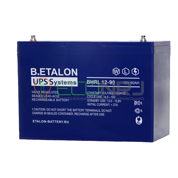 Аккумуляторная батарея ETALON BHRL 12-90