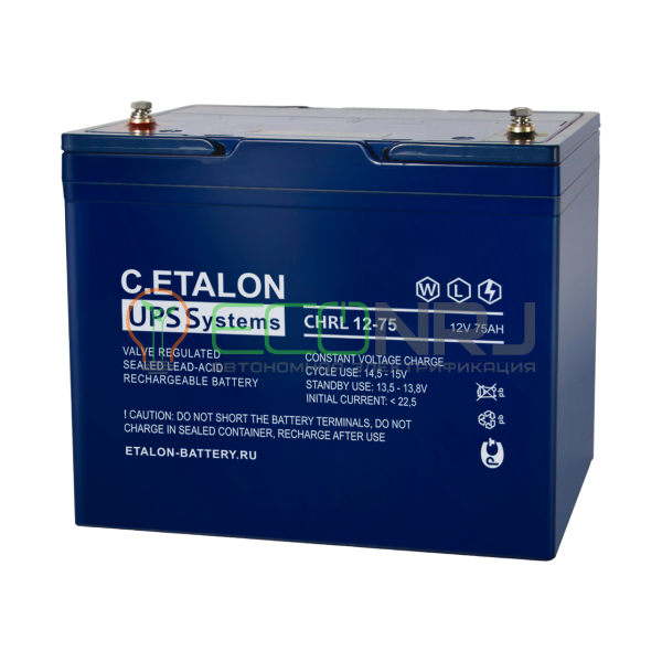 Аккумуляторная батарея ETALON CHRL 12-75