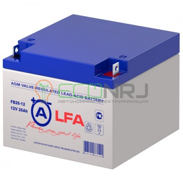 Аккумуляторная батарея ALFA FB26-12