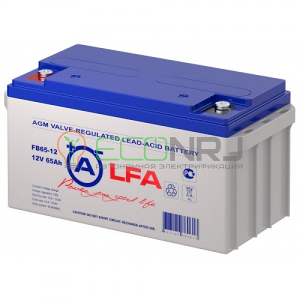 Аккумуляторная батарея ALFA FB65-12