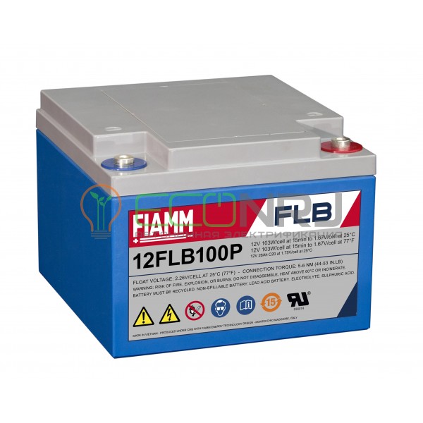 Аккумуляторная батарея FIAMM 12 FLB 100P
