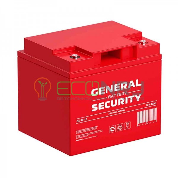 Аккумуляторная батарея General Security GS40-12