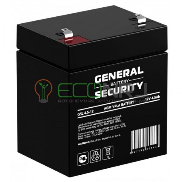 Аккумуляторная батарея General Security GSL4.5-12